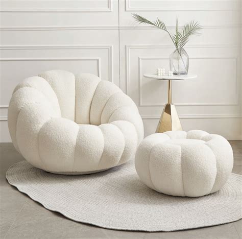 chloe boucle pumpkin armchair|Chloe Boucle Pumpkin Armchair .